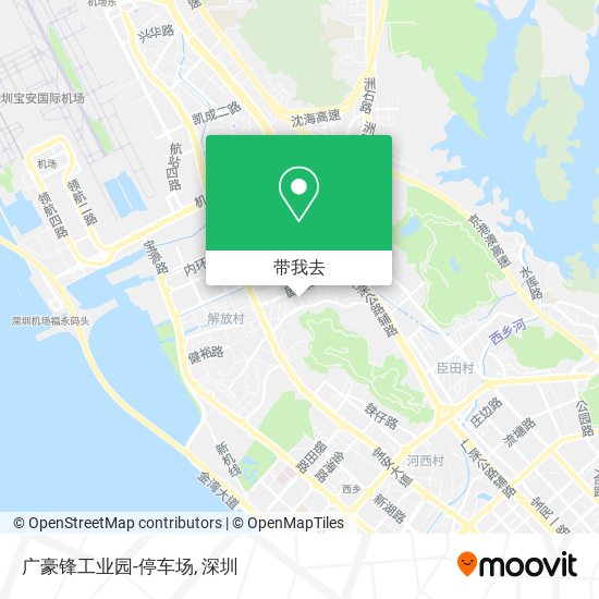 广豪锋工业园-停车场地图