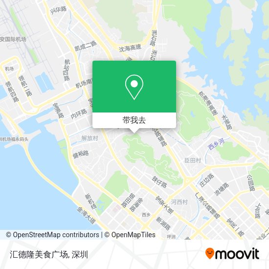汇德隆美食广场地图