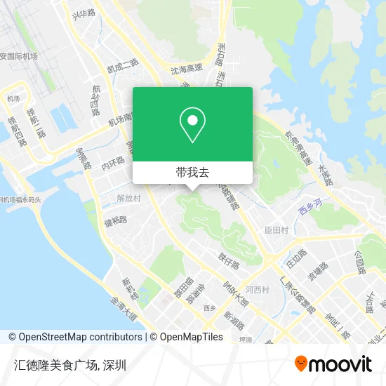 汇德隆美食广场地图