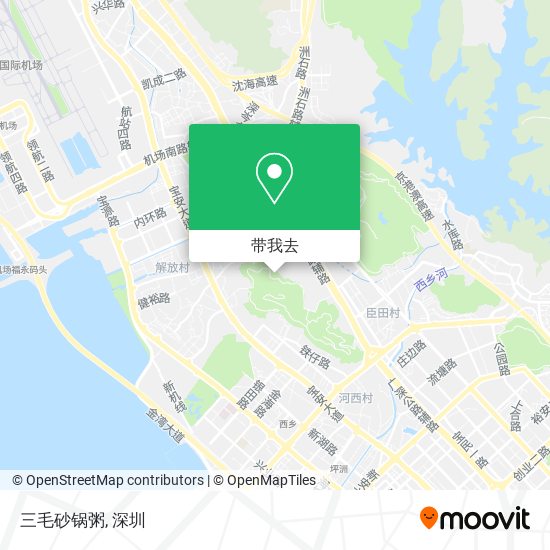 三毛砂锅粥地图