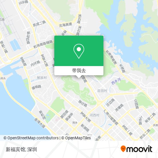 新福宾馆地图