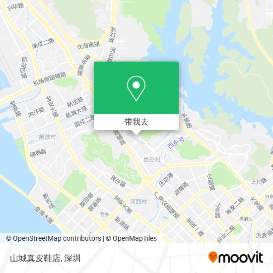 山城真皮鞋店地图