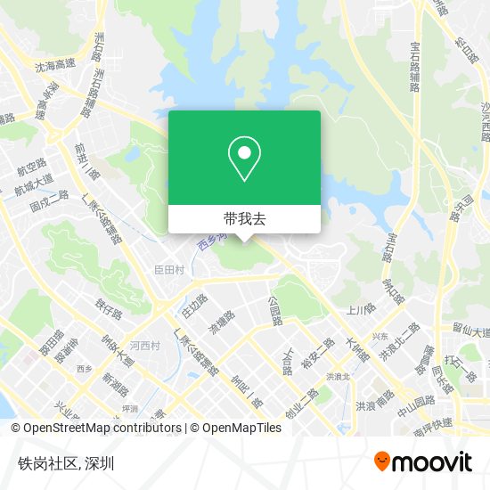 铁岗社区地图