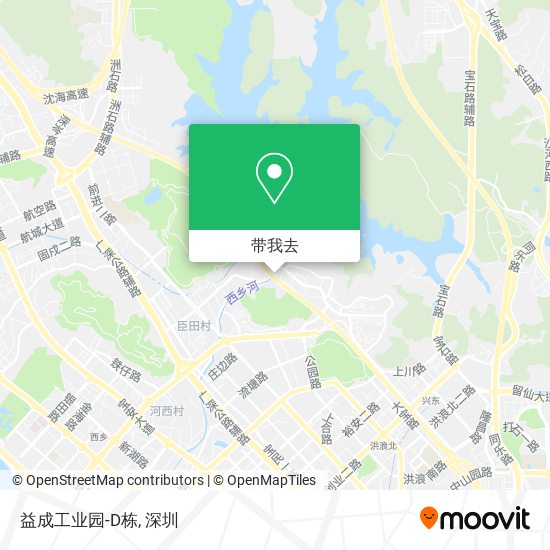 益成工业园-D栋地图
