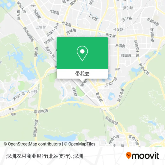 深圳农村商业银行(北站支行)地图
