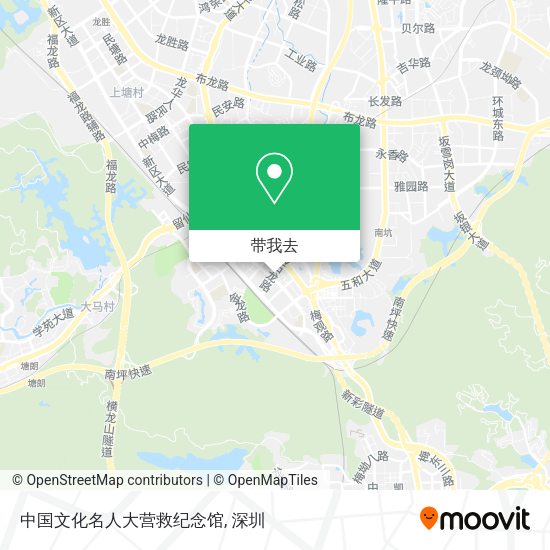 中国文化名人大营救纪念馆地图