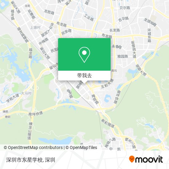 深圳市东星学校地图