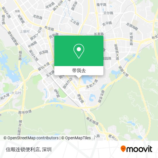 信顺连锁便利店地图