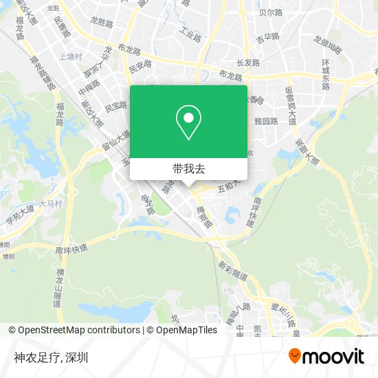 神农足疗地图