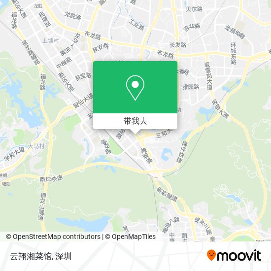 云翔湘菜馆地图