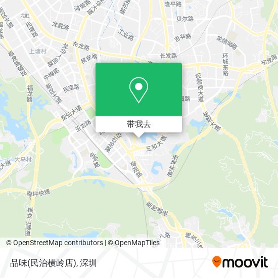 品味(民治横岭店)地图