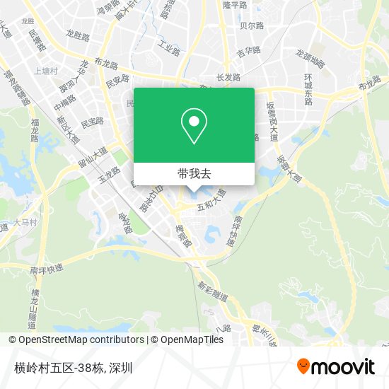 横岭村五区-38栋地图