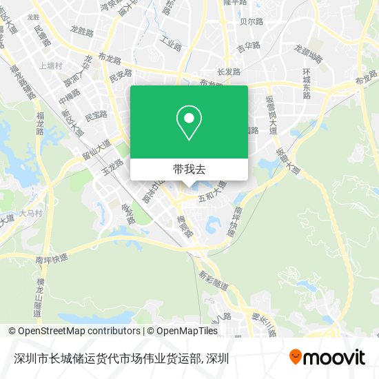 深圳市长城储运货代市场伟业货运部地图