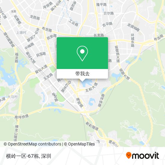 横岭一区-67栋地图