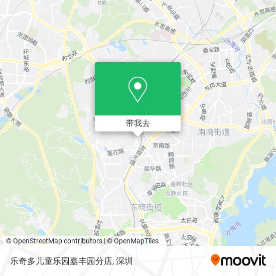 乐奇多儿童乐园嘉丰园分店地图
