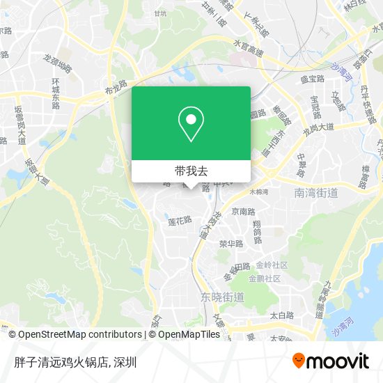 胖子清远鸡火锅店地图