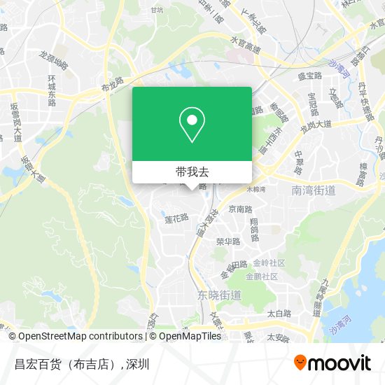 昌宏百货（布吉店）地图