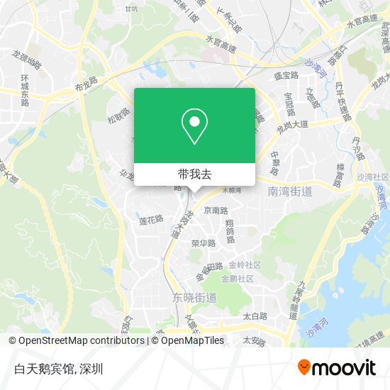 白天鹅宾馆地图