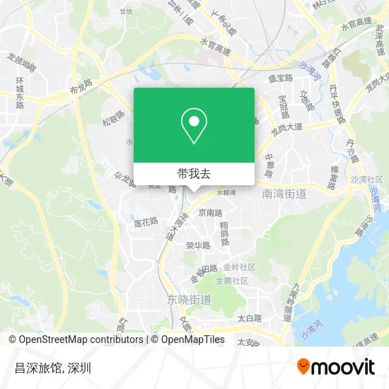 昌深旅馆地图