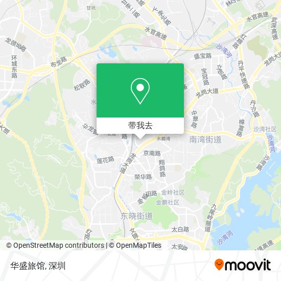 华盛旅馆地图