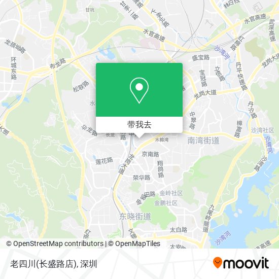 老四川(长盛路店)地图