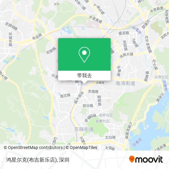 鸿星尔克(布吉新乐店)地图