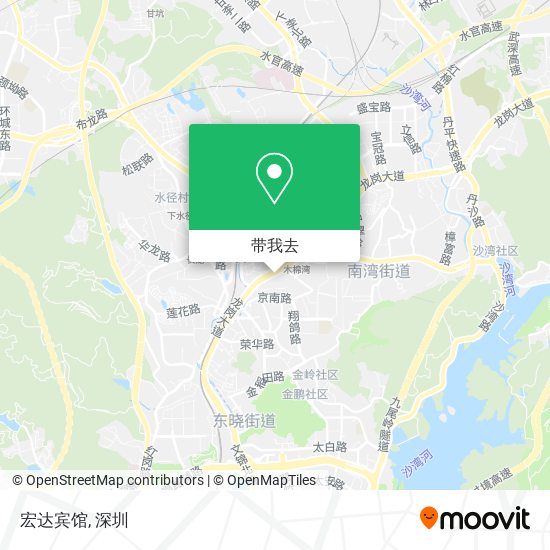宏达宾馆地图