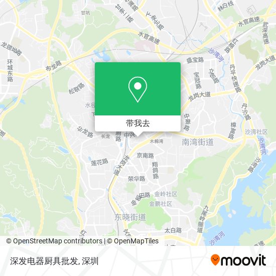 深发电器厨具批发地图