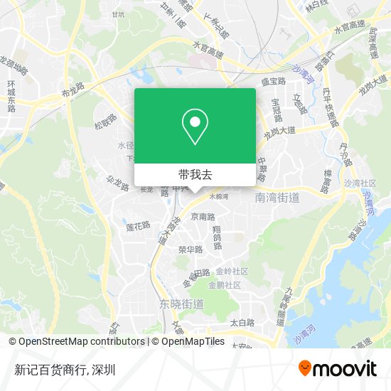 新记百货商行地图