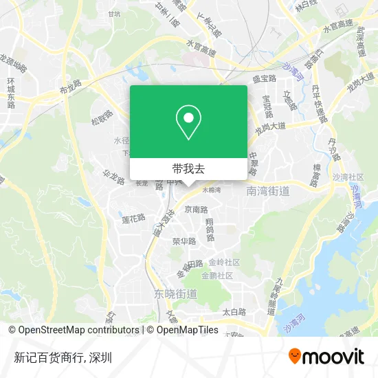 新记百货商行地图