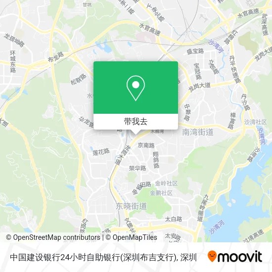 中国建设银行24小时自助银行(深圳布吉支行)地图