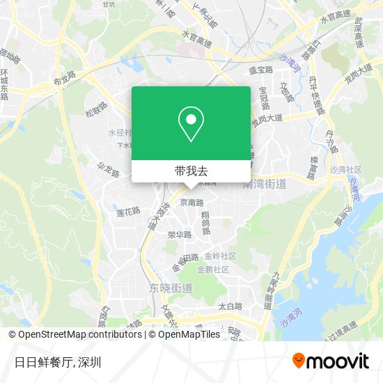 日日鲜餐厅地图