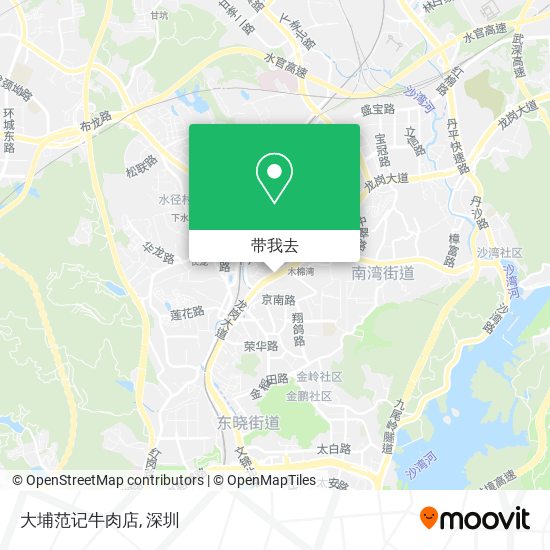 大埔范记牛肉店地图