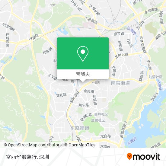 富丽华服装行地图