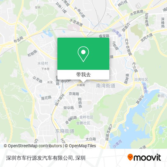 深圳市车行源发汽车有限公司地图