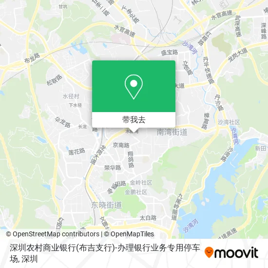 深圳农村商业银行(布吉支行)-办理银行业务专用停车场地图