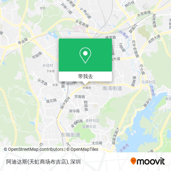 阿迪达斯(天虹商场布吉店)地图