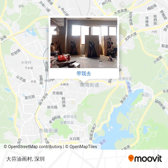 大芬油画村地图