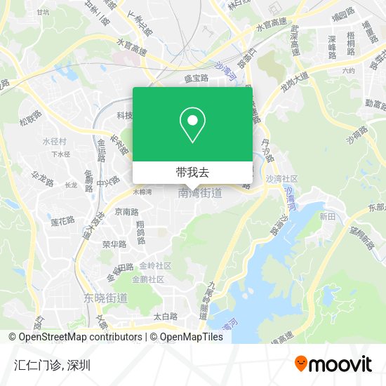 汇仁门诊地图