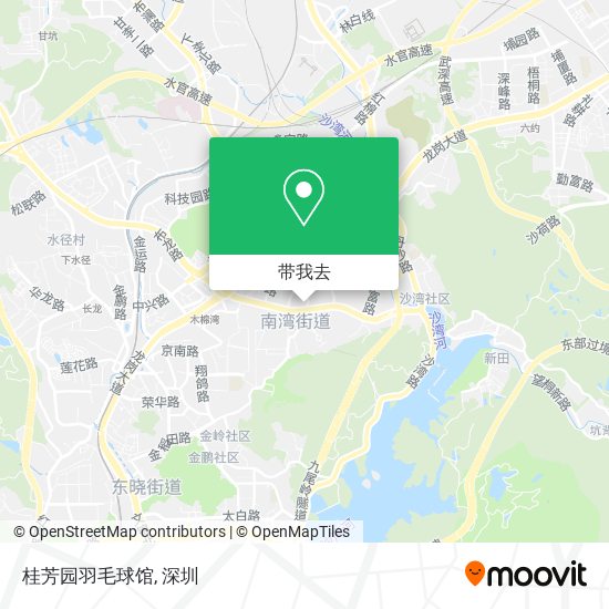 桂芳园羽毛球馆地图