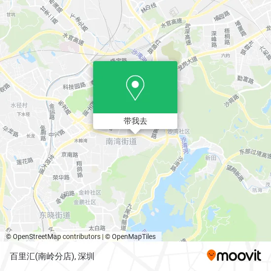 百里汇(南岭分店)地图