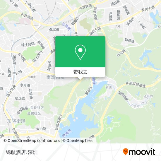 锦航酒店地图