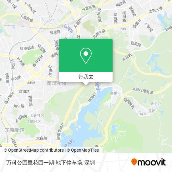 万科公园里花园一期-地下停车场地图