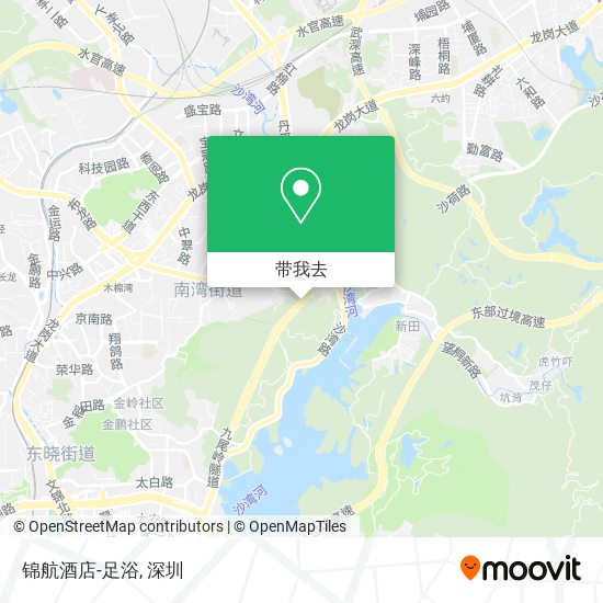 锦航酒店-足浴地图