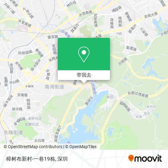 樟树布新村-一巷19栋地图
