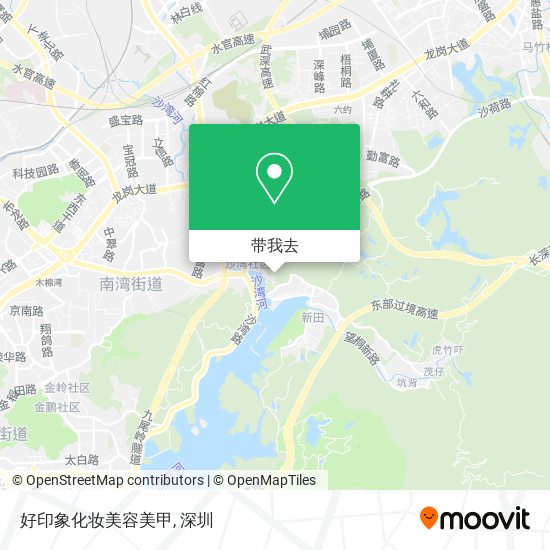 好印象化妆美容美甲地图