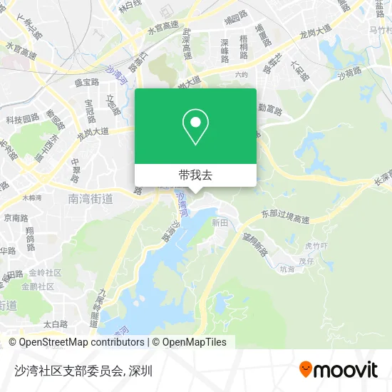 沙湾社区支部委员会地图