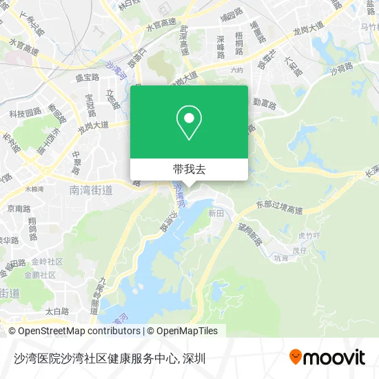 沙湾医院沙湾社区健康服务中心地图