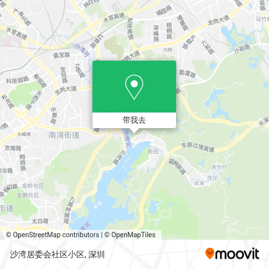 沙湾居委会社区小区地图