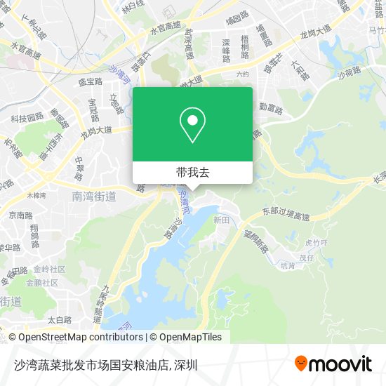 沙湾蔬菜批发市场国安粮油店地图